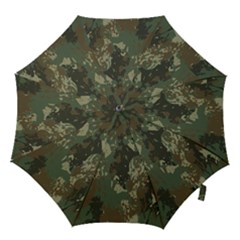 Camouflage-splatters-background Hook Handle Umbrellas (small) by Vaneshart