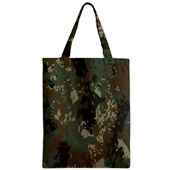 Camouflage-splatters-background Zipper Classic Tote Bag by Vaneshart