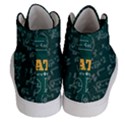 Realistic-math-chalkboard-background Men s Hi-Top Skate Sneakers View4