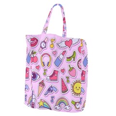 Fashion Patch Set Giant Grocery Tote by Vaneshart