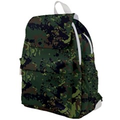 Military Background Grunge-style Top Flap Backpack by Vaneshart