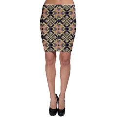 Seamless-mexican-pattern Bodycon Skirt