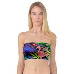 Tropical-exotic-colors-seamless-pattern Bandeau Top