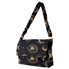 Asian-set-with-clouds-moon-sun-stars-vector-collection-oriental-chinese-japanese-korean-style Full Print Messenger Bag (m) by Vaneshart