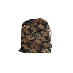 Oriental-traditional-seamless-pattern Drawstring Pouch (small)