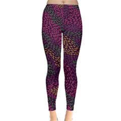 Colorful-abstract-seamless-pattern Leggings  by Vaneshart