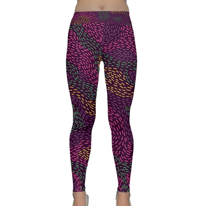 Colorful-abstract-seamless-pattern Classic Yoga Leggings