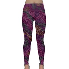 Colorful-abstract-seamless-pattern Lightweight Velour Classic Yoga Leggings by Vaneshart