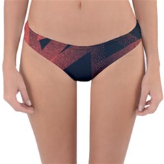 Stippled Seamless Pattern Abstract Reversible Hipster Bikini Bottoms by Vaneshart