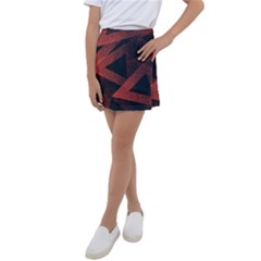 Stippled Seamless Pattern Abstract Kids  Tennis Skirt by Vaneshart
