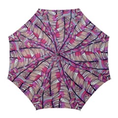 Beautiful-boho-seamless-pattern-with-pink-feathers Golf Umbrellas