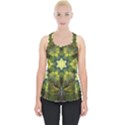 Fractal fantasy design background Piece Up Tank Top View1