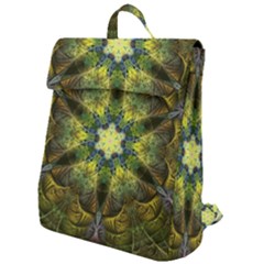 Fractal Fantasy Design Background Flap Top Backpack by Vaneshart