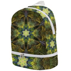 Fractal Fantasy Design Background Zip Bottom Backpack by Vaneshart