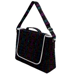 Neon Geometric Seamless Pattern Box Up Messenger Bag by dflcprintsclothing