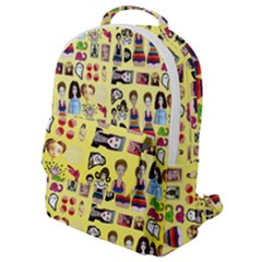 Kawaiicollagepattern3 Flap Pocket Backpack (small) by snowwhitegirl