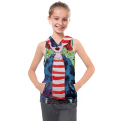 Fiola Wall Kids  Sleeveless Hoodie