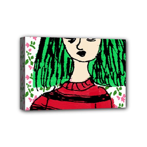 Freddy Girl Wall Mini Canvas 6  X 4  (stretched) by snowwhitegirl