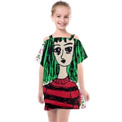 Freddy Girl Wall Kids  One Piece Chiffon Dress by snowwhitegirl