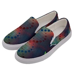 Flower Dna Men s Canvas Slip Ons by RobLilly