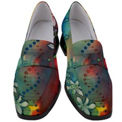 Flower Dna Women s Chunky Heel Loafers by RobLilly