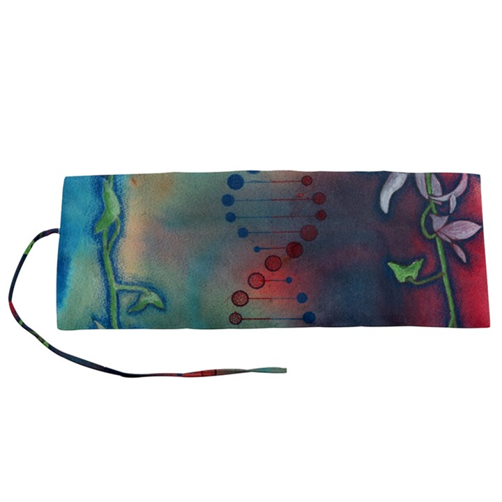 Flower Dna Roll Up Canvas Pencil Holder (S)