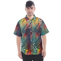 Flower Dna Men s Short Sleeve Shirt