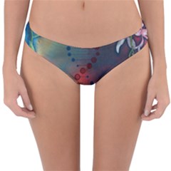 Flower Dna Reversible Hipster Bikini Bottoms by RobLilly