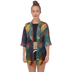 Flower Dna Open Front Chiffon Kimono by RobLilly