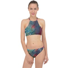 Flower Dna Racer Front Bikini Set by RobLilly