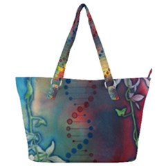 Flower Dna Full Print Shoulder Bag by RobLilly