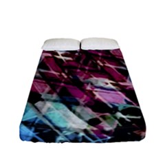 Matrix Grunge Print Fitted Sheet (Full/ Double Size)