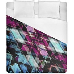 Matrix Grunge Print Duvet Cover (California King Size)