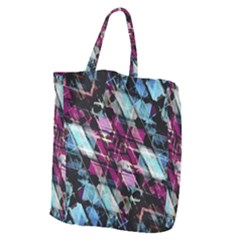 Matrix Grunge Print Giant Grocery Tote