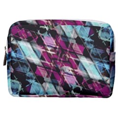 Matrix Grunge Print Make Up Pouch (Medium)