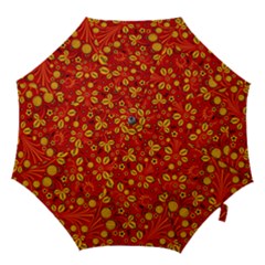 Seamless pattern slavic folk style Hook Handle Umbrellas (Medium)