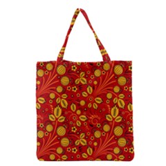 Seamless pattern slavic folk style Grocery Tote Bag