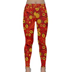 Seamless pattern slavic folk style Classic Yoga Leggings