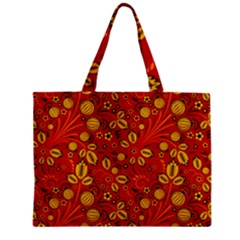 Seamless pattern slavic folk style Zipper Mini Tote Bag