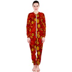 Seamless pattern slavic folk style OnePiece Jumpsuit (Ladies) 