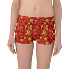 Seamless pattern slavic folk style Boyleg Bikini Bottoms