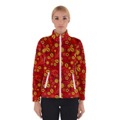 Seamless pattern slavic folk style Winter Jacket