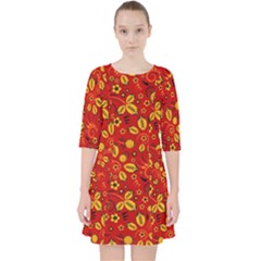 Seamless pattern slavic folk style Pocket Dress