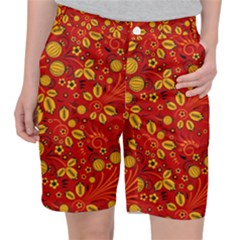 Seamless pattern slavic folk style Pocket Shorts