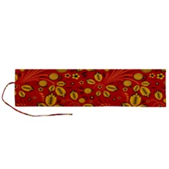 Seamless pattern slavic folk style Roll Up Canvas Pencil Holder (L)