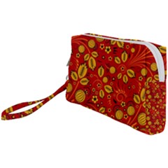 Seamless pattern slavic folk style Wristlet Pouch Bag (Small)