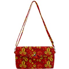 Seamless pattern slavic folk style Removable Strap Clutch Bag