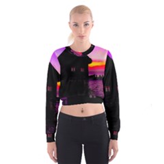 Ocean Dreaming Cropped Sweatshirt by essentialimage