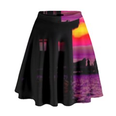 Ocean Dreaming High Waist Skirt