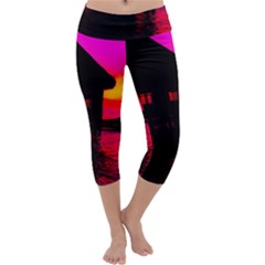 Ocean Dreaming Capri Yoga Leggings